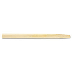 Tapered End Broom Handle, Lacquered Pine, 1.13" dia x 60", Natural