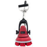 MotorScrubber M3M 7 1/2" AGM Cordless Hand Held Disc Floor Scrubber Kit with 30" Handle