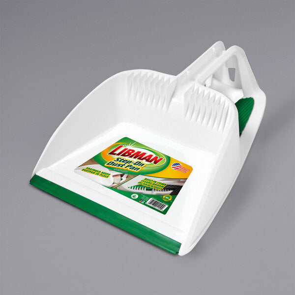 Libman 1150 10" White Step-On Dust Pan