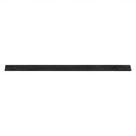 UNGER Replacement Squeegee Blade: Rubber, Straight, 12 in Blade Wd, Black, Rubber - Janitorial Superstore