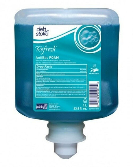 SCJ ANT1L AeroGreen/Refresh Antibac Foam Soap, 1 Liters Cartridges, 6 Case