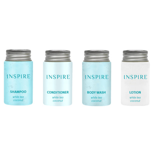 Inspire Jar Set, 25ea Sham/Cond/Body Wash/ Lotion