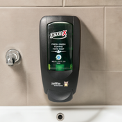 JanWise Black Manual Soap Dispenser, 1150ML (Fits Germ-X Refills)