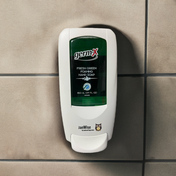 JanWise White Manual Soap Dispenser, 1150ML (Fits Germ-X Refills)