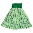 Microfiber & More Microfiber Premium Tube Mop - Medium, Green - Janitorial Superstore