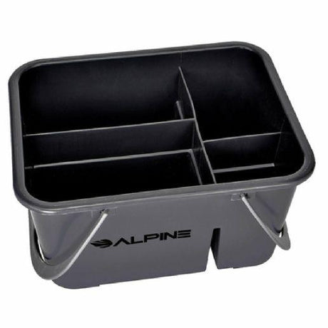 Alpine Industries ALP486-4 Cleaning Caddy 9-2/25"W X 5-9/10"D X 11-2/5"H 4-various Size Compartments - Janitorial Superstore