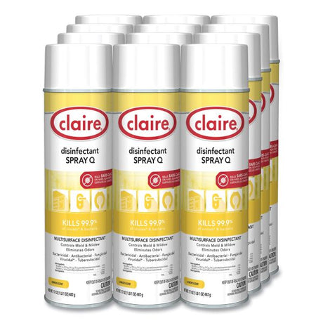 Claire Hospital Grade Disinfectant Spray Q, 17oz (cgc1003)