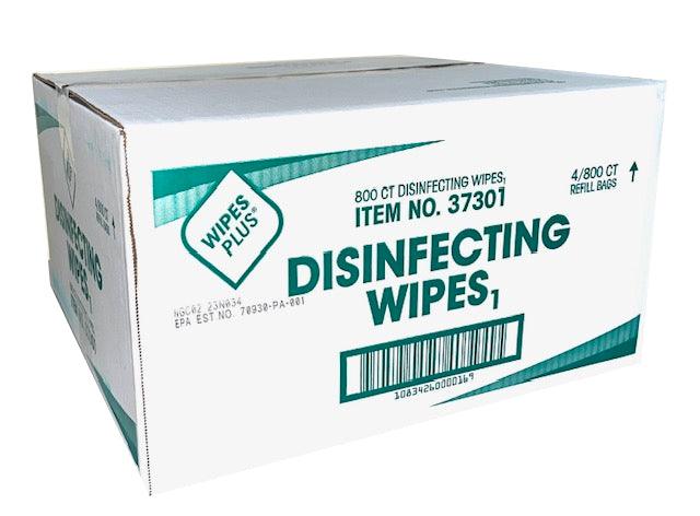 Wipes Plus Center Pull Lemon Scent  Disinfecting 37301- 800/Roll