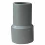 Gray Vac Tank Adapter 1 1/2 In. Hose X 1 1/2 In. Nozzle