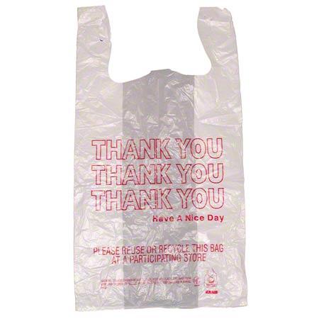 JSS Thank You Bags (T-Shirt Bags) 1000 Case (1367-2099)