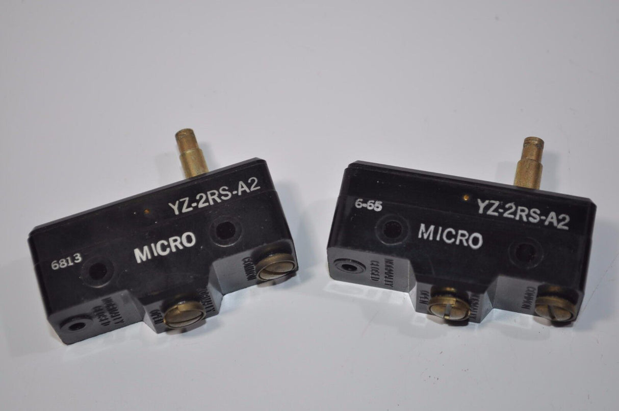 Micro Switch Honeywell Limit Push Button Snap Switches Part# YZ-2RS-A2