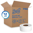 Scott® 07805 Essential JRT Bathroom Tissue, 12 Rolls of 1,000 Feet - Janitorial Superstore