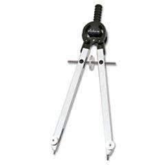 CHARTPAK/PICKETT Masterbow Compass, 10" Maximum Diameter, Steel, Chrome - Janitorial Superstore