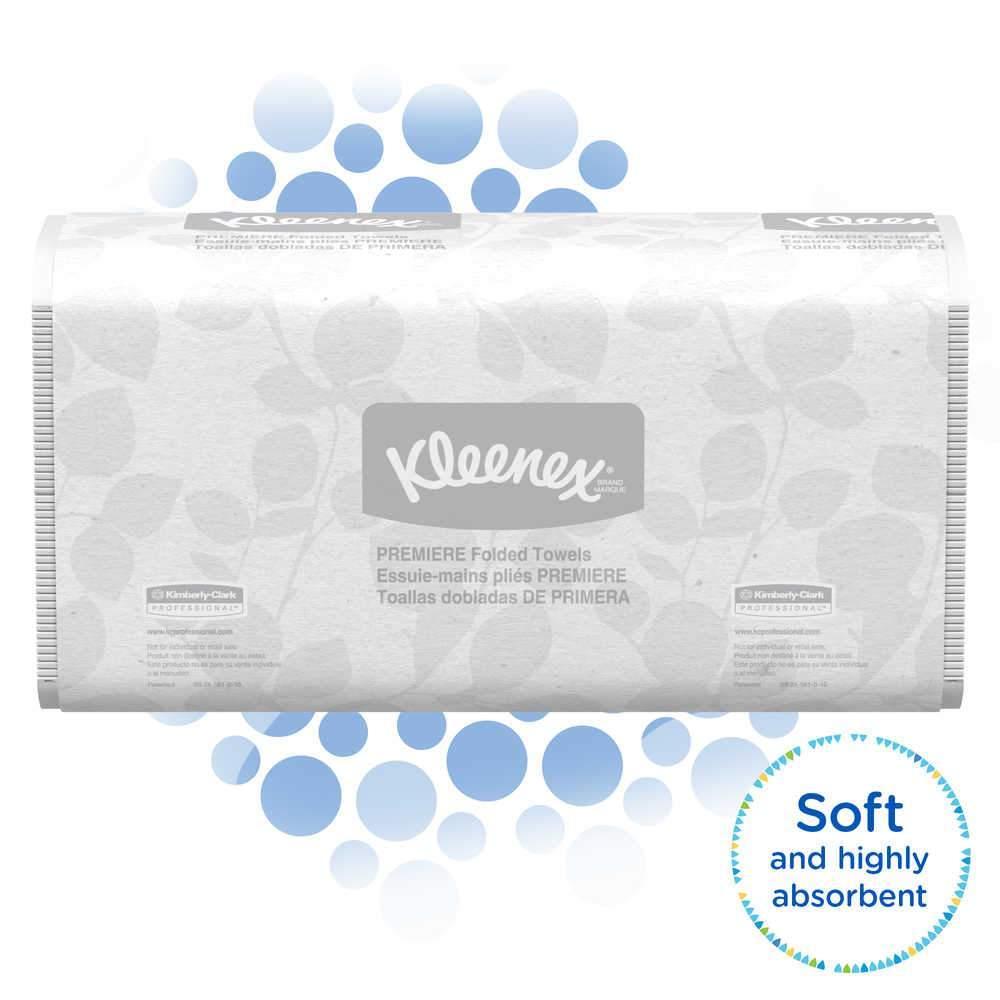 Kleenex 13253 Premiere Folded Multi-Fold Paper Towels - Janitorial Superstore