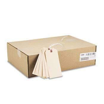 Avery® Shipping Tags, Double Wire, 6 1/4 x 3 1/8, Manila, 1,000/Box - Janitorial Superstore