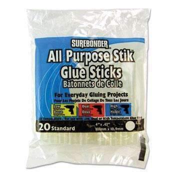 Surebonder® Hot Melt Glue Sticks, All Temps, 4", 20/PK - Janitorial Superstore