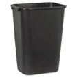 Soft-Sided Wastebasket, 41 qt, Plastic, Black - Janitorial Superstore