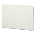 Recycled Blank Top Tab File Guides, 1/3-Cut Top Tab, Blank, 8.5 x 14, Green, 50/Box - Janitorial Superstore