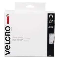 VELCRO USA, INC. Industrial Strength Hook & Loop Fasteners, 2" x 15ft Roll, White - Janitorial Superstore