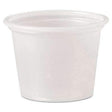 Polystyrene Portion Cups, 1 oz, Translucent, 2500/Carton - Janitorial Superstore