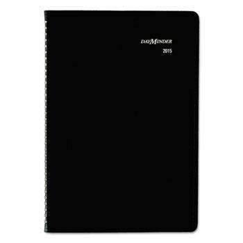 AT-A-GLANCE® DayMinder® Monthly Planner, 7 7/8 x 11 7/8, Black Cover, 2023-2024 - Janitorial Superstore