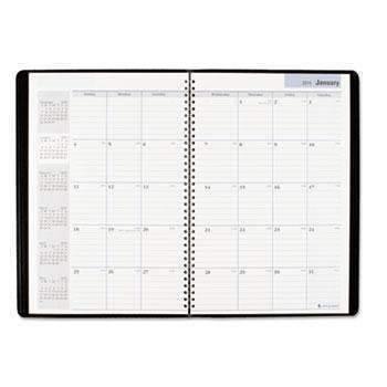 AT-A-GLANCE® DayMinder® Monthly Planner, 7 7/8 x 11 7/8, Black Cover, 2023-2024 - Janitorial Superstore