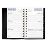 AT-A-GLANCE® DayMinder® Monthly Planner, 7 7/8 x 11 7/8, Black Cover, 2023-2024 - Janitorial Superstore