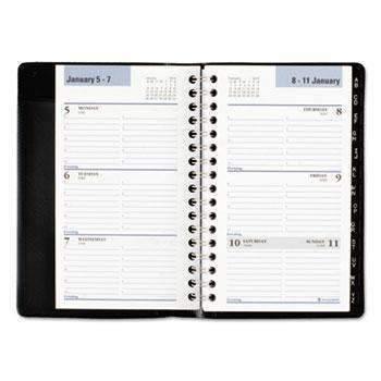 AT-A-GLANCE® DayMinder® Monthly Planner, 7 7/8 x 11 7/8, Black Cover, 2023-2024 - Janitorial Superstore