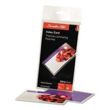 Swingline® GBC® Laminating Pouches, 5 mil, 5 1/2 x 3 1/2, Index Card Size, 25/Pack - Janitorial Superstore