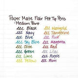 Paper Mate® Point Guard Flair Porous Point Stick Pen, Black Ink, Medium, Dozen - Janitorial Superstore