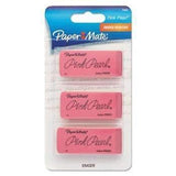 Paper Mate® Pink Pearl Eraser, Large, 3/Pack - Janitorial Superstore