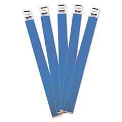 Management Wristbands, Sequentially Numbered, 9 3/4 x 3/4, Blue, 500/Pack - Janitorial Superstore