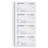 Adams® Two-Part Rent Receipt Book, 2 3/4 x 4 3/4, Two-Part Carbonless, 200 Forms - Janitorial Superstore