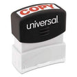 Universal® Message Stamp, COPY, Pre-Inked One-Color, Red - Janitorial Superstore