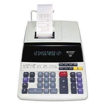 Sharp® EL1197PIII Two-Color Printing Desktop Calculator, Black/Red Print, 4.5 Lines/Sec - Janitorial Superstore