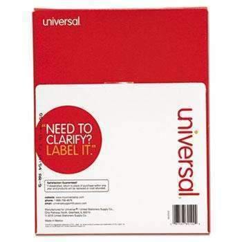 Universal® Laser Printer Permanent Labels, 1 x 2 5/8, White, 3000/Box ( SAME AS AVERY 5160 ) - Janitorial Superstore