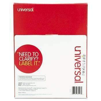 Universal® ave 5163 Laser Printer Permanent Labels, 2 x 4, White, 1000/Box - Janitorial Superstore