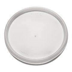 Dart® Translucent Plastic Vented Flat Lid - 5-32 oz 1000cs - Janitorial Superstore