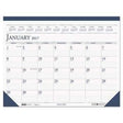 House of Doolittle™ Recycled Two-Color Monthly Desk Pad Calendar, 22 x 17, 2023 - Janitorial Superstore