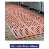 E.s. Robbins Pro Lite Four-Way Drain Mat, 36 x 120, Terra Cotta - Janitorial Superstore