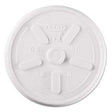 Dart® White Plastic Vented Lid - 6-14 oz 1000cs - Janitorial Superstore