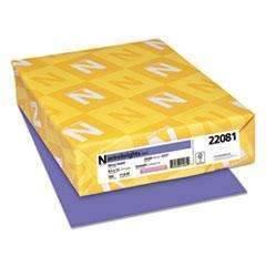 NEENAH PAPER Color Paper, 24lb, 8 1/2 x 11, Venus Violet, 500/RM - Janitorial Superstore