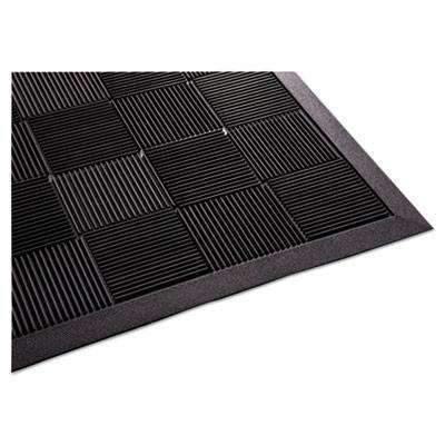 Parquet Wiper Scraper Mat, 36 x 60, Black - Janitorial Superstore