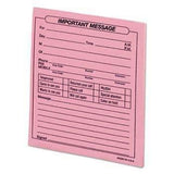 Universal® Important Message Pink Pads, 4 1/4 x 5 1/2, 50/Pad, Dozen - Janitorial Superstore