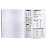 Universal® Composition Book, Wide Rule, 9 3/4 x 7 1/2, White, 100 Sheets, 6/Pack - Janitorial Superstore