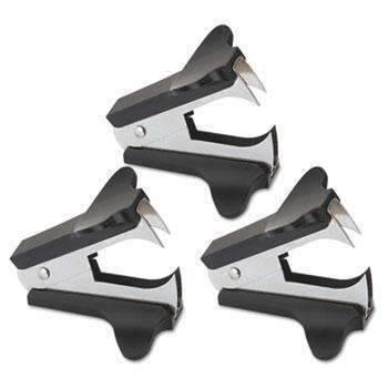 Universal® Jaw Style Staple Remover, Black, 3 per Pack - Janitorial Superstore