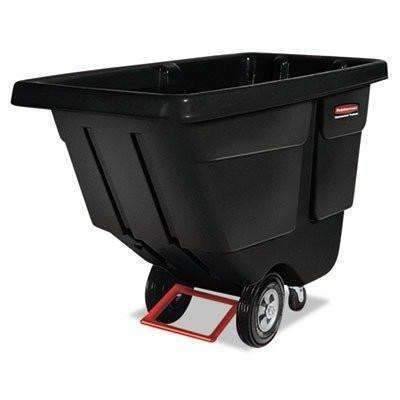 Rubbermaid Commercial Tilt Truck, Utility Duty, 450-lb. Cap., Black (RCP 1304 BLA) - Janitorial Superstore