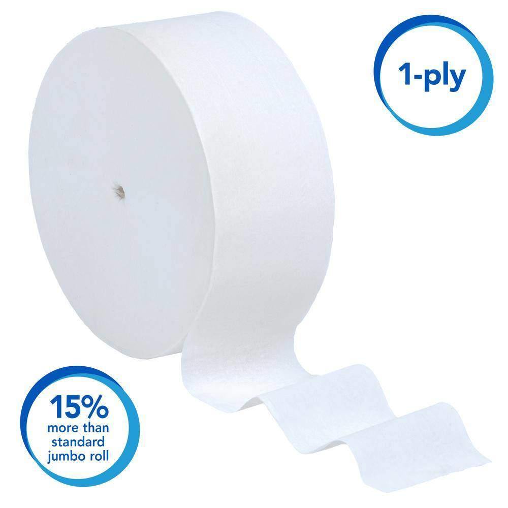 Scott® 07005 Essential Coreless JRT 1-ply Toilet Paper, 12 Rolls of 2,300 Feet (Elite Program) - Janitorial Superstore