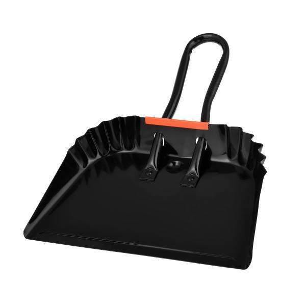 Dustpan, 14"W x 12"D, heavy duty, thin edge, bend & break resistant, built-in hanging - Janitorial Superstore