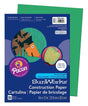 SunWorks® Construction Paper (8003), 58 lbs., 9 x 12, Holiday Green, 50 Sheets/Pack - Janitorial Superstore